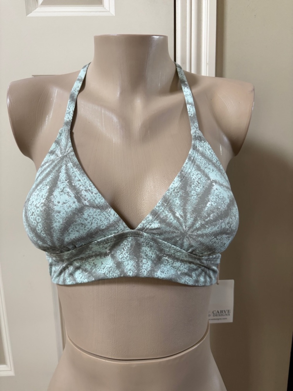 NWT Carve Designs Moss Makai Dahlia swim top, XS